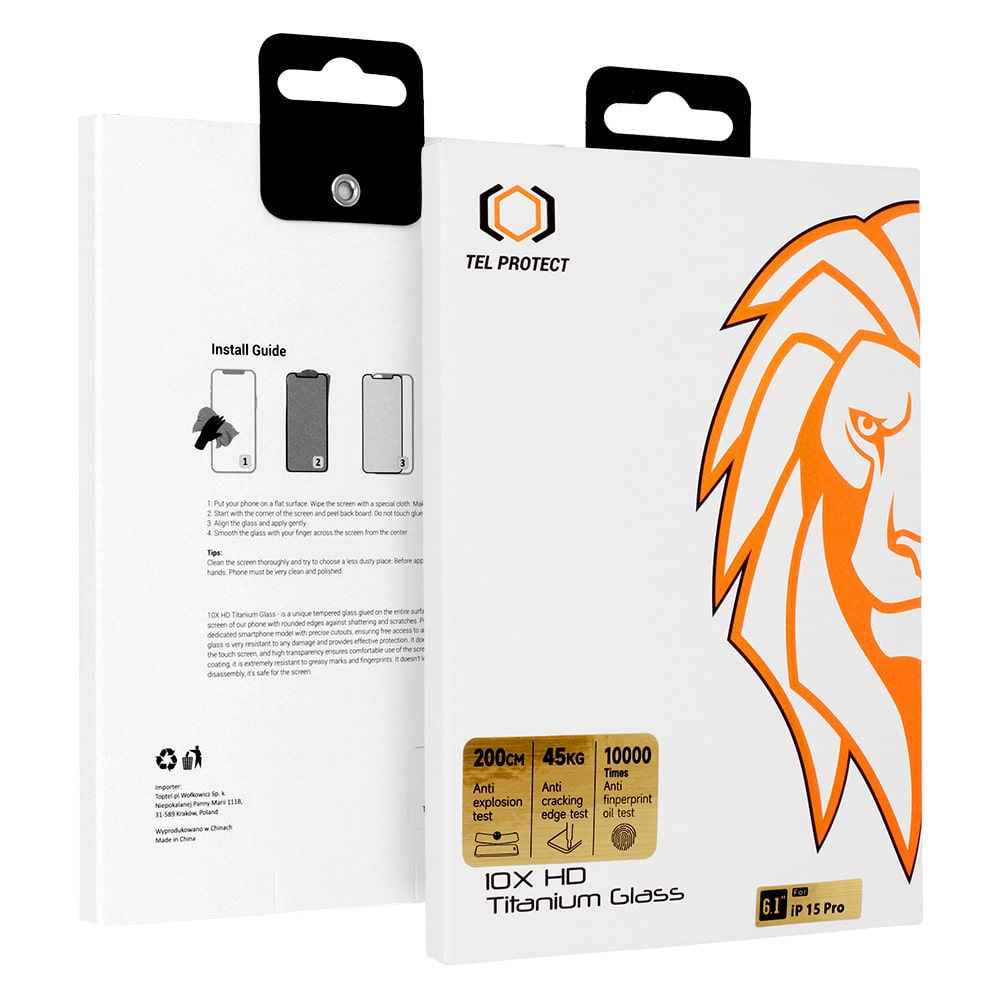 Kaljeno staklo Tel Protect 10X HD Titanium za Samsung Galaxy S26 (s otključavanjem otiskom prsta)