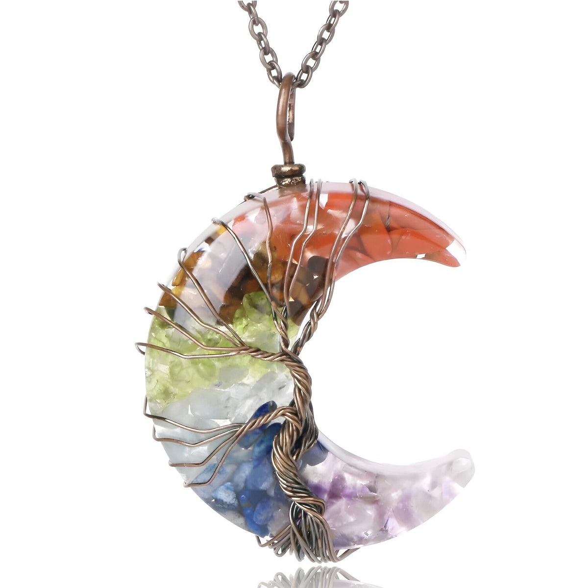 Ogrlica Halfmoon - Multi