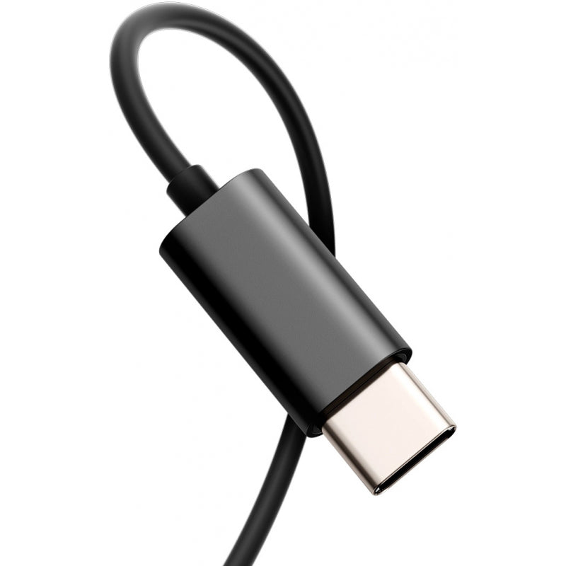 Drátová sluchátka USB-C Joyroom JR-EC07 černá