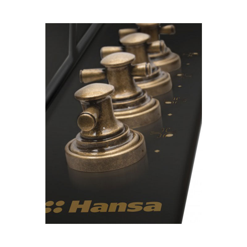 Hansa Varná deska BHGA620390, Retro, černá, antracit