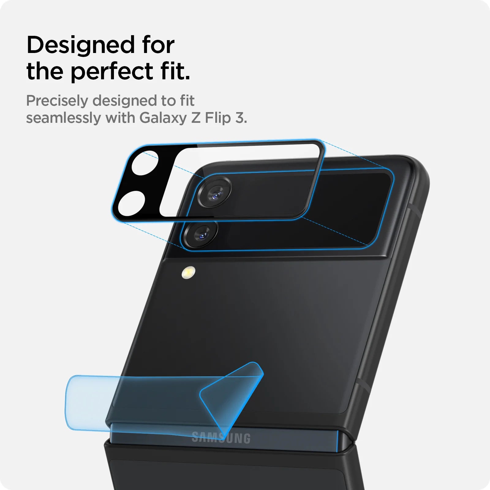 Spigen – Optik.TR sklo na fotoaparát (2 ks) – Samsung Galaxy Z Flip 3 5G
