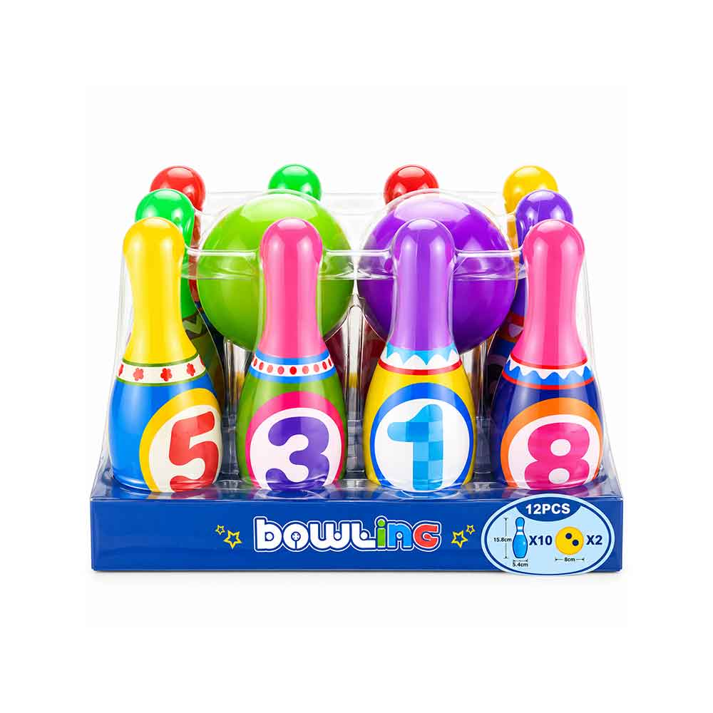 Dječja kuglana Bowling Numbers – 10 čunjeva i 2 kugle