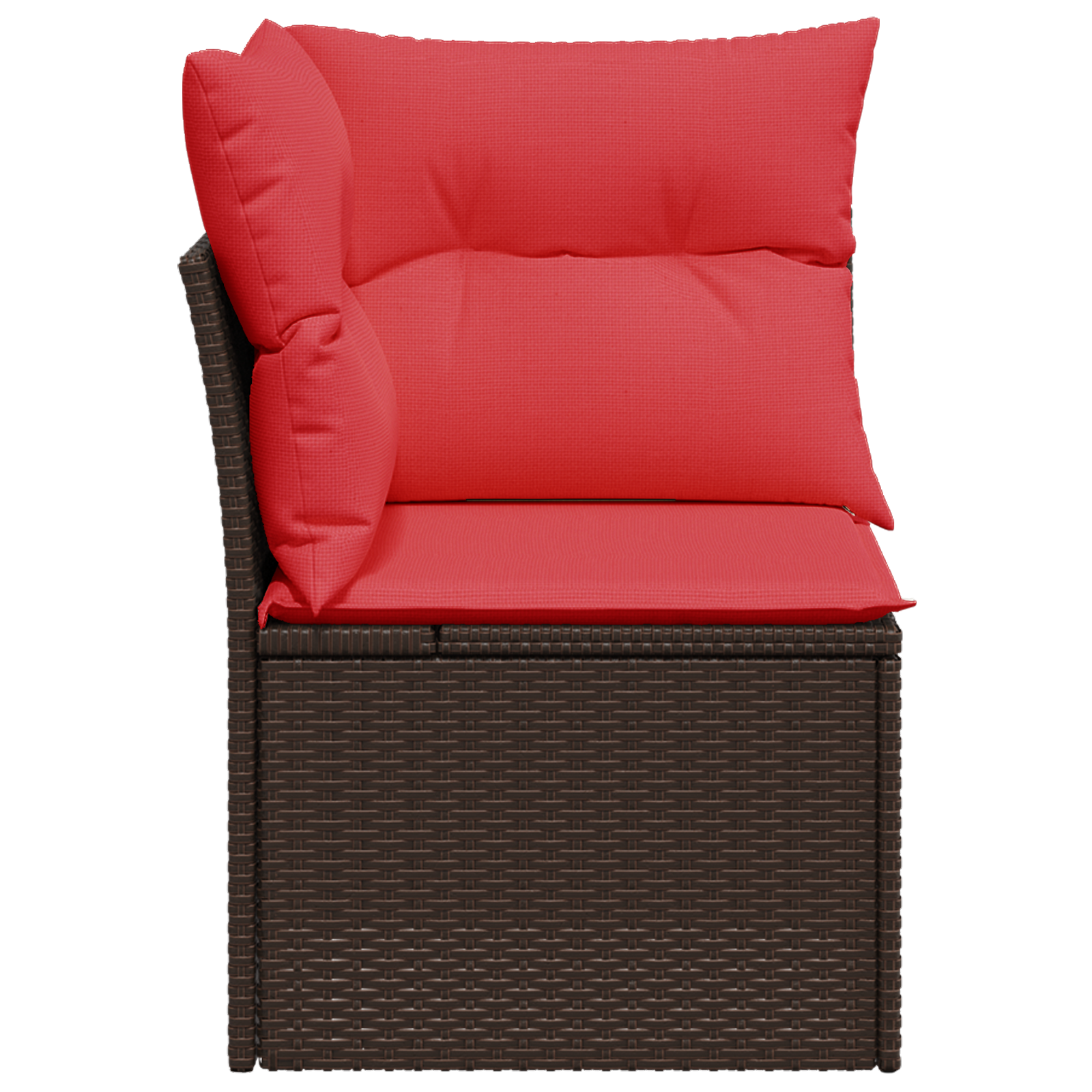 | Vrtni kauč | s jastukom Smeđa 62 x 62 x 69 cm Poli ratan