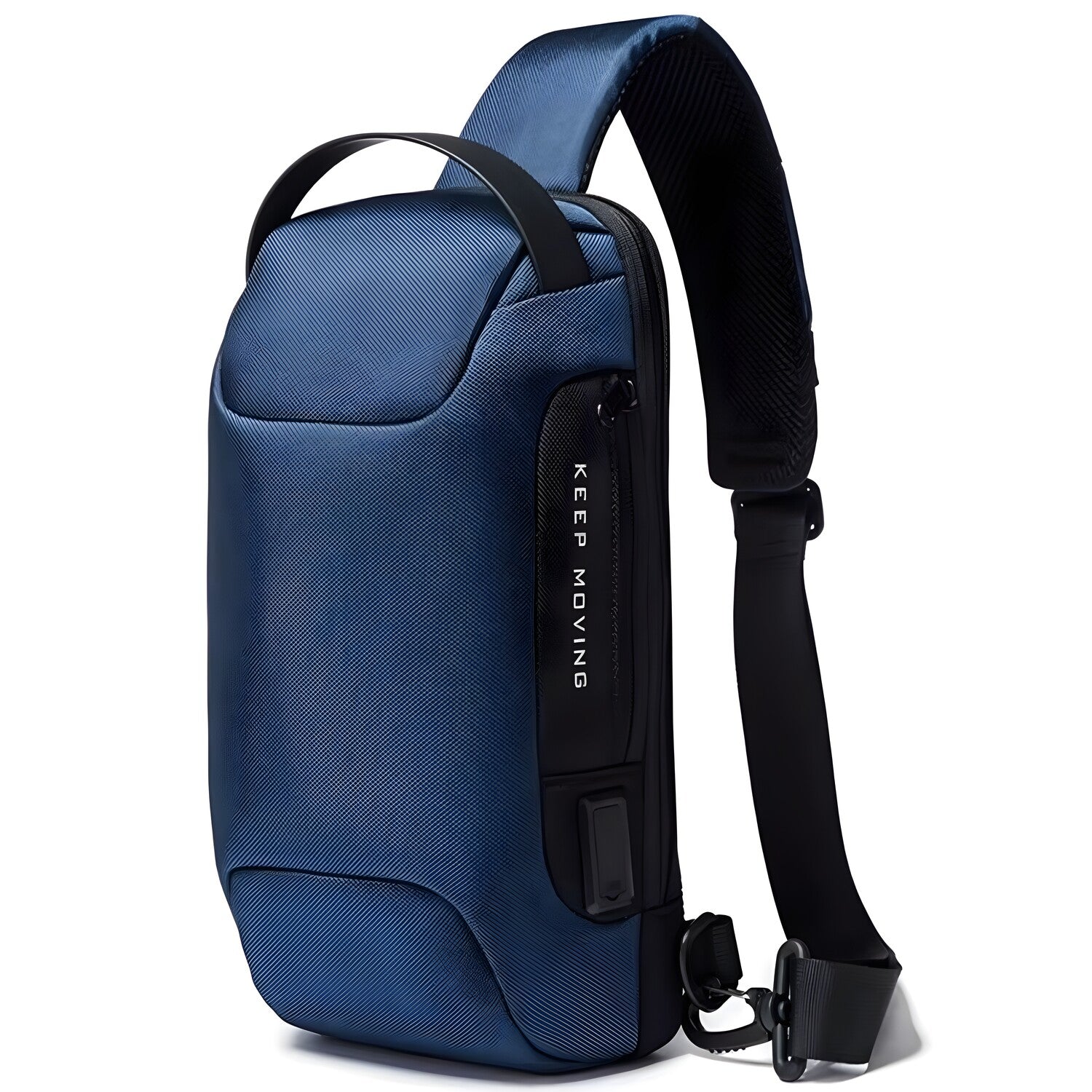 Torba preko ramena s USB punjenjem IS-36231 - Plava KP36231
