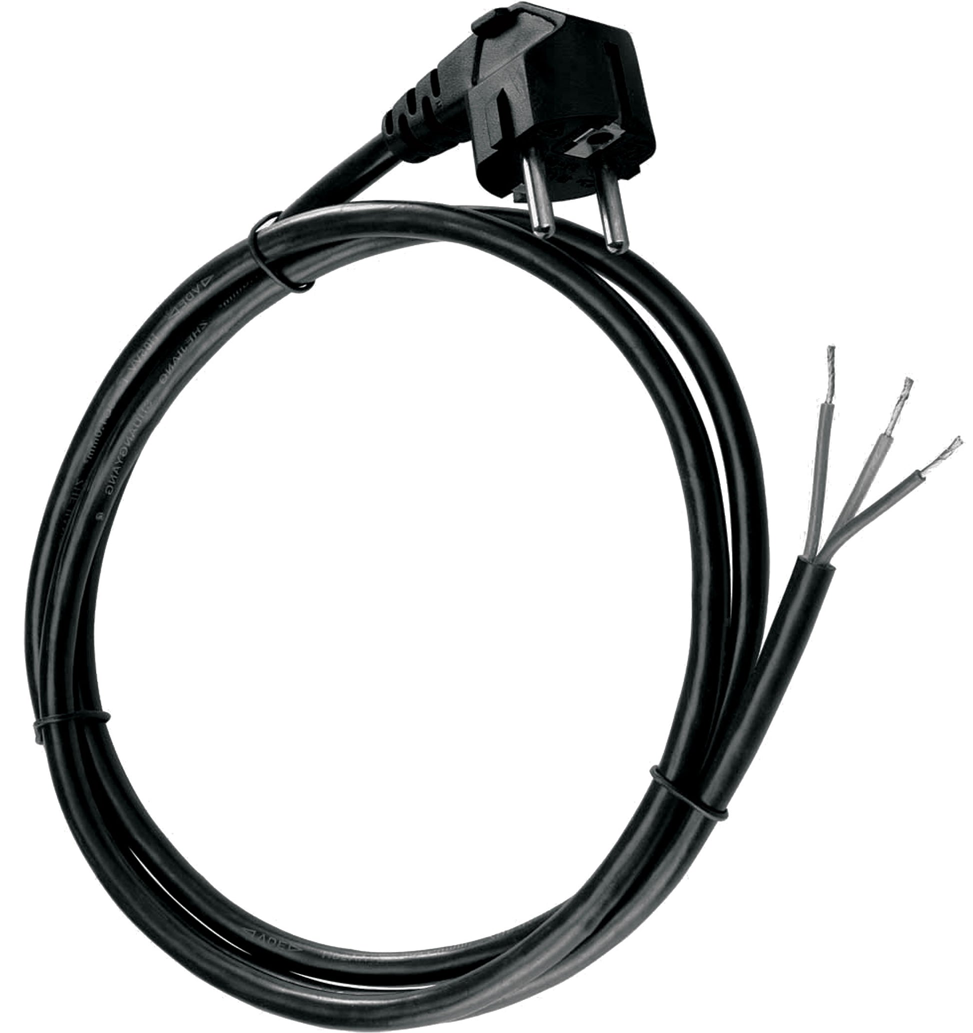 Kabel priključni crni 1.5mm2 1.8met