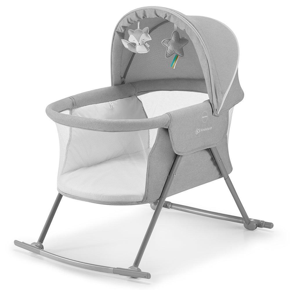 Kinderkraft Krevetić LOVI 3u1, grey