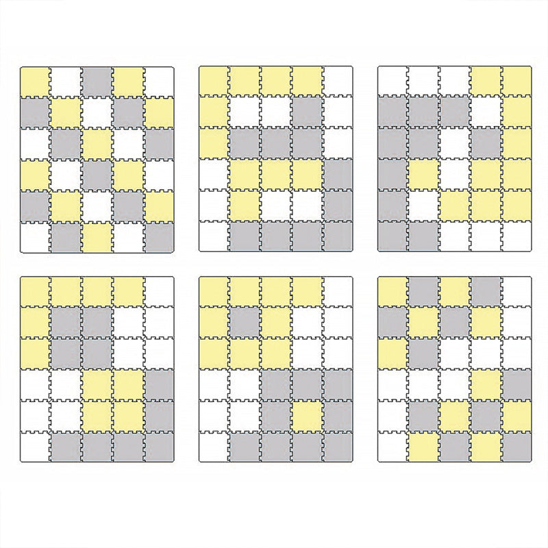 Kinderkraft puzzle LUNO, žute