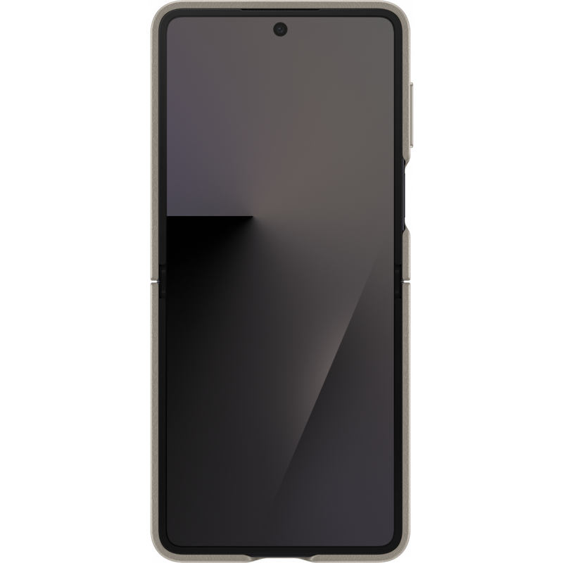 Kožené pouzdro Kindsuit pro Samsung Galaxy Z Flip7 taupe EF-VF766PJEGWW