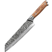Damaskasti kuhinjski nož ZA-37481 - Kiritsuke / Smeđa KP37481