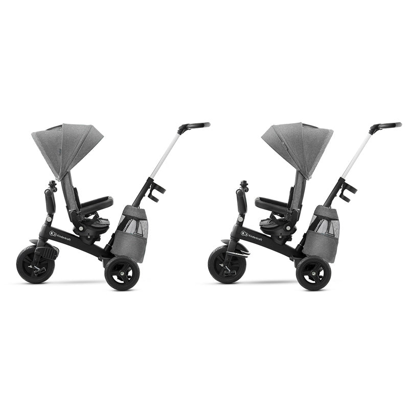 Kinderkraft Tricikl EASYTWIST siva