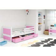 Krevet BMS Rico + ladica 190x80 cm, BIA roza