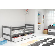 Krevet BMS Rico + ladica 200x90 cm, GRF bijela