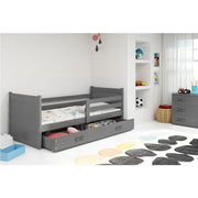 Krevet BMS Rico + ladica 190x80 cm, GRF grafit