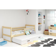 Krevet BMS Rico za 2 osobe 200x90 cm, PINE bijela