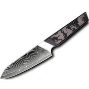 Damaskasti kuhinjski nož TA-37578 - Bunka / Crna / Siva KP37578