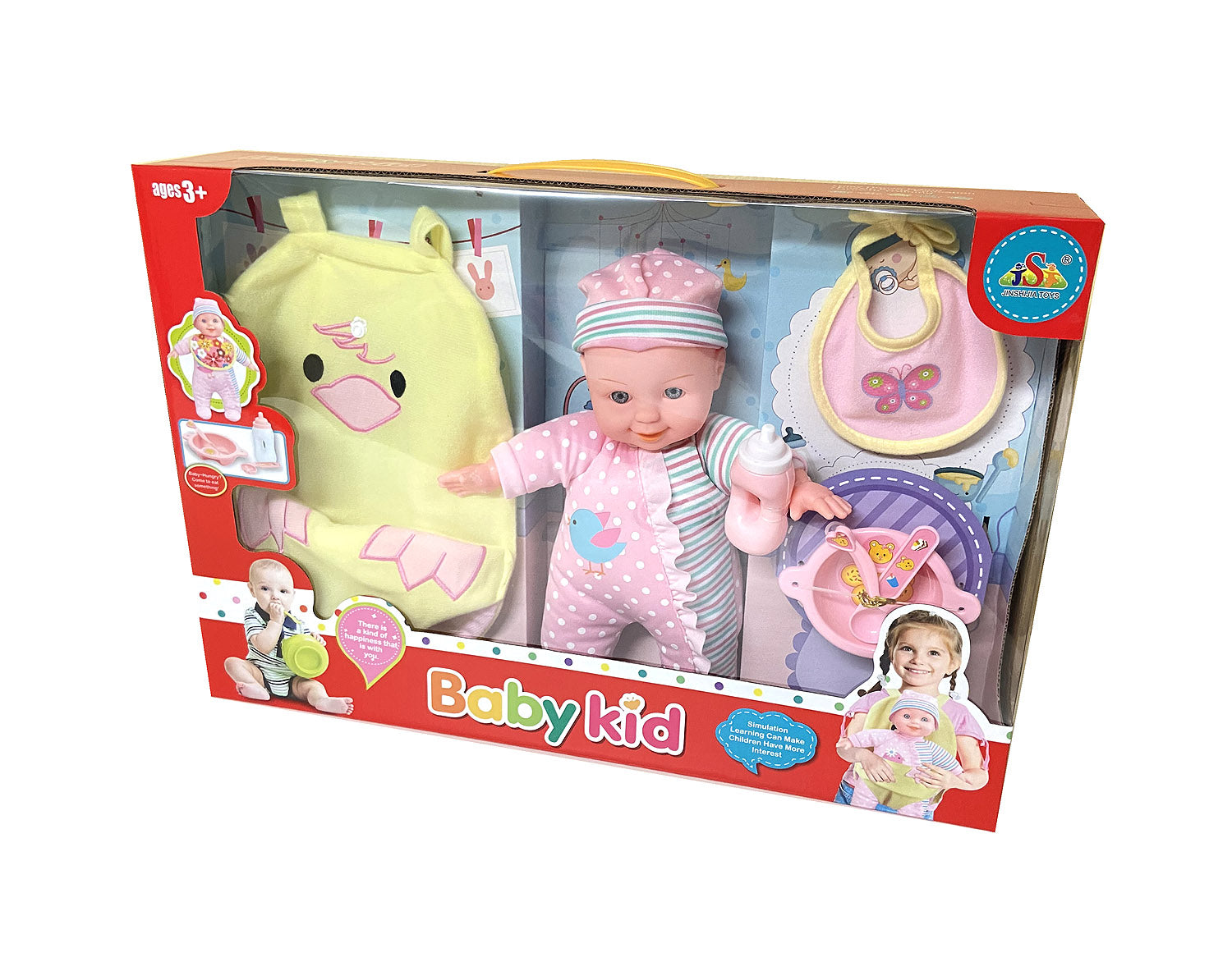 Lutka beba sa nosiljkom i dodacima