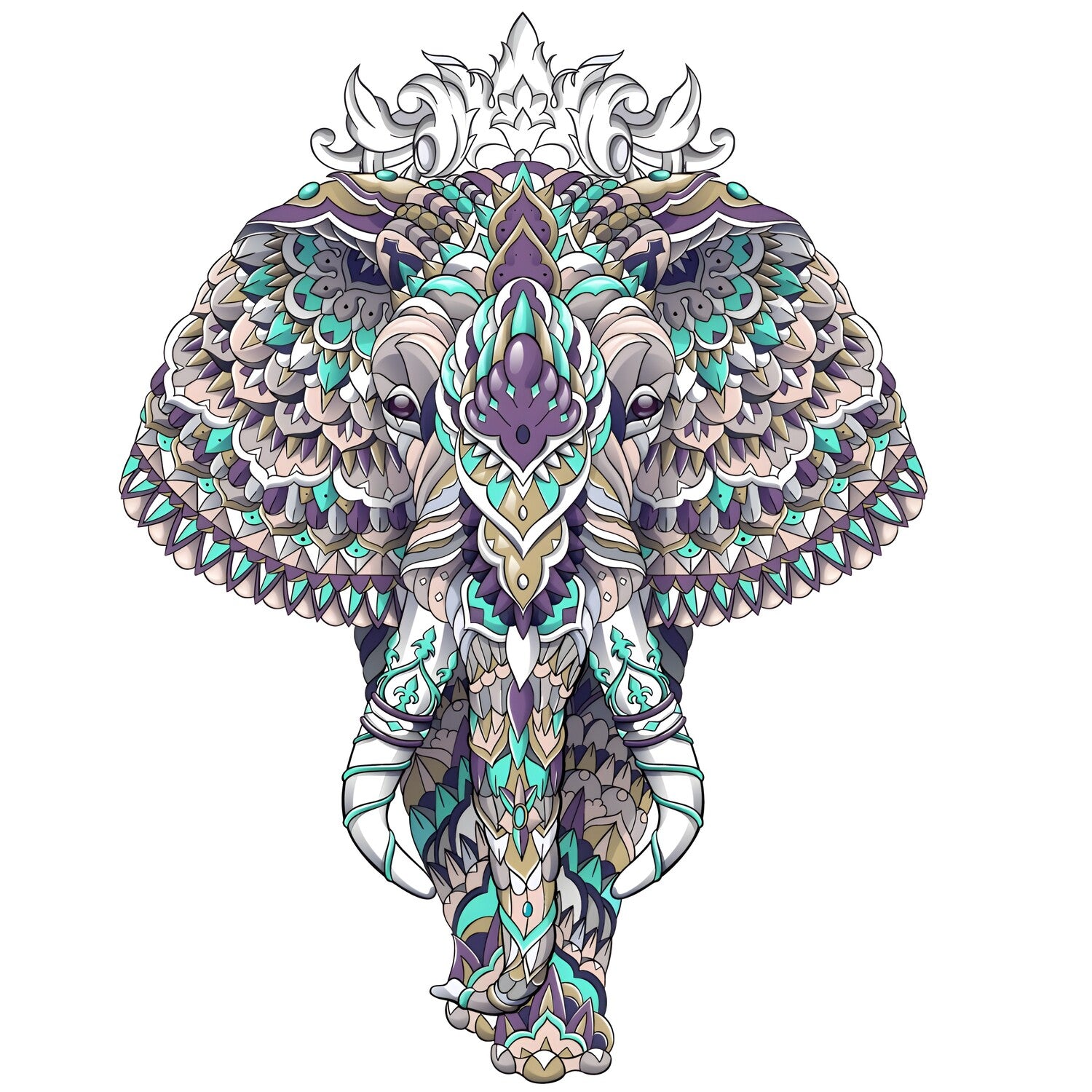 Drvene puzzle - Magic Elephant / M KP21925