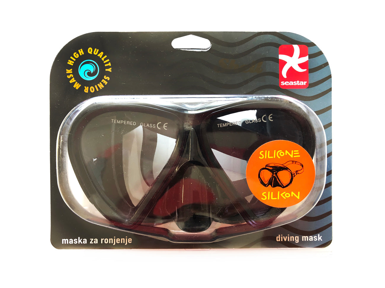 Maska za ronjenje Orca PVC za odrasle Plava