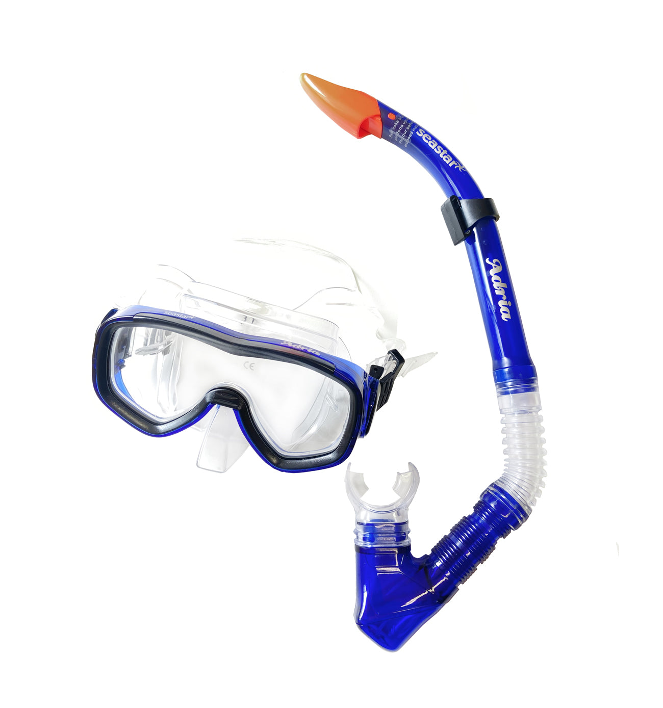 Komplet maska i disalica za ronjenje Adria Senior Žuta