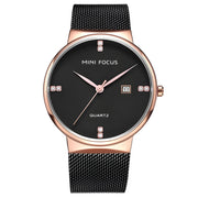 Sat Mini Focus RO-23918 - Crna / Zlatna Ružičasta KP23918