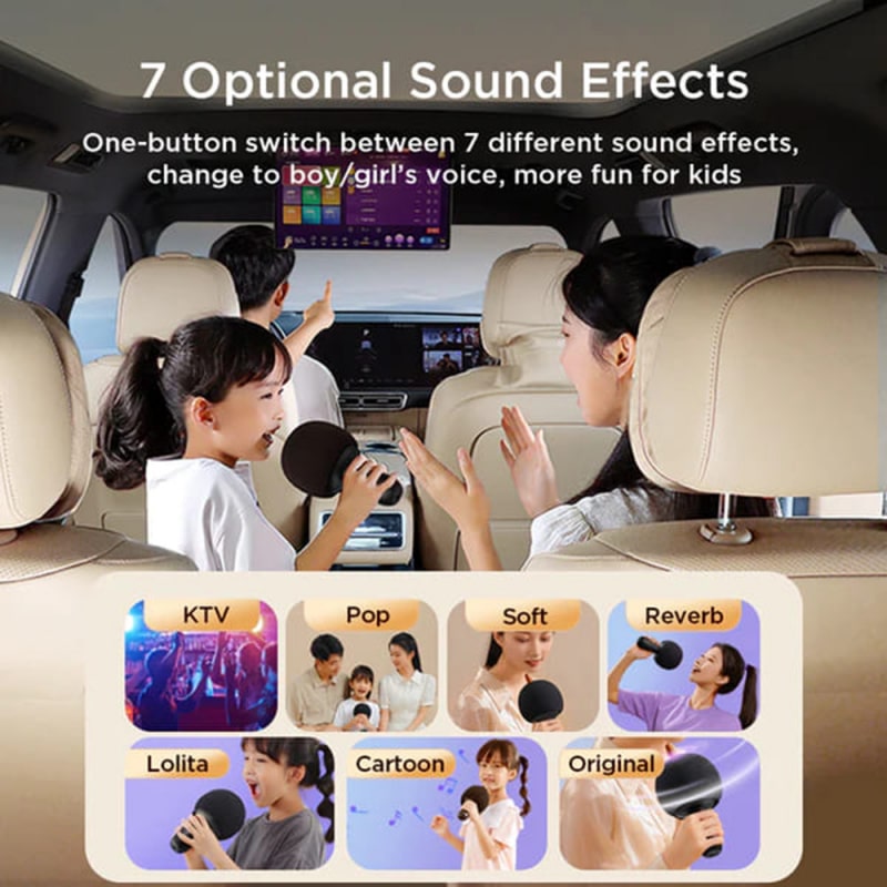 Karaoke mikrofon Bluetooth Joyroom JR-MC6 crni