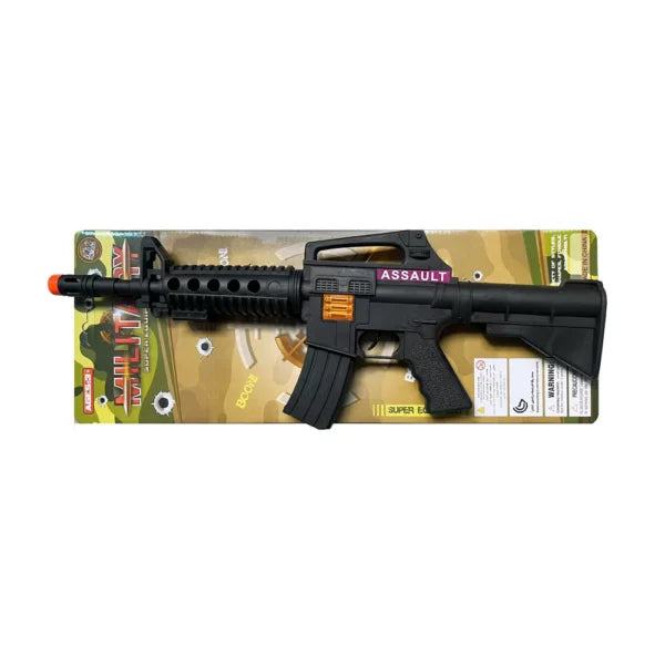 Mitraljez Black Attack – frikcijski mitraljez sa zvukom za djecu