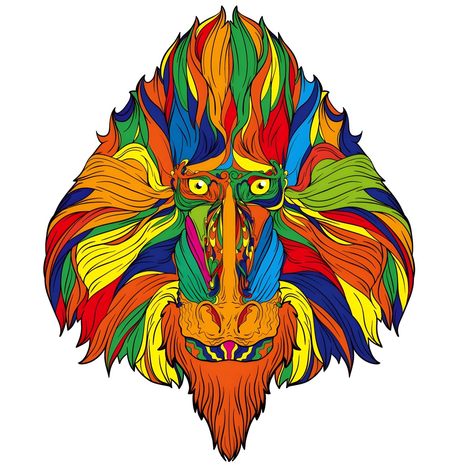 Drvene puzzle - Monkey/ L KP21959
