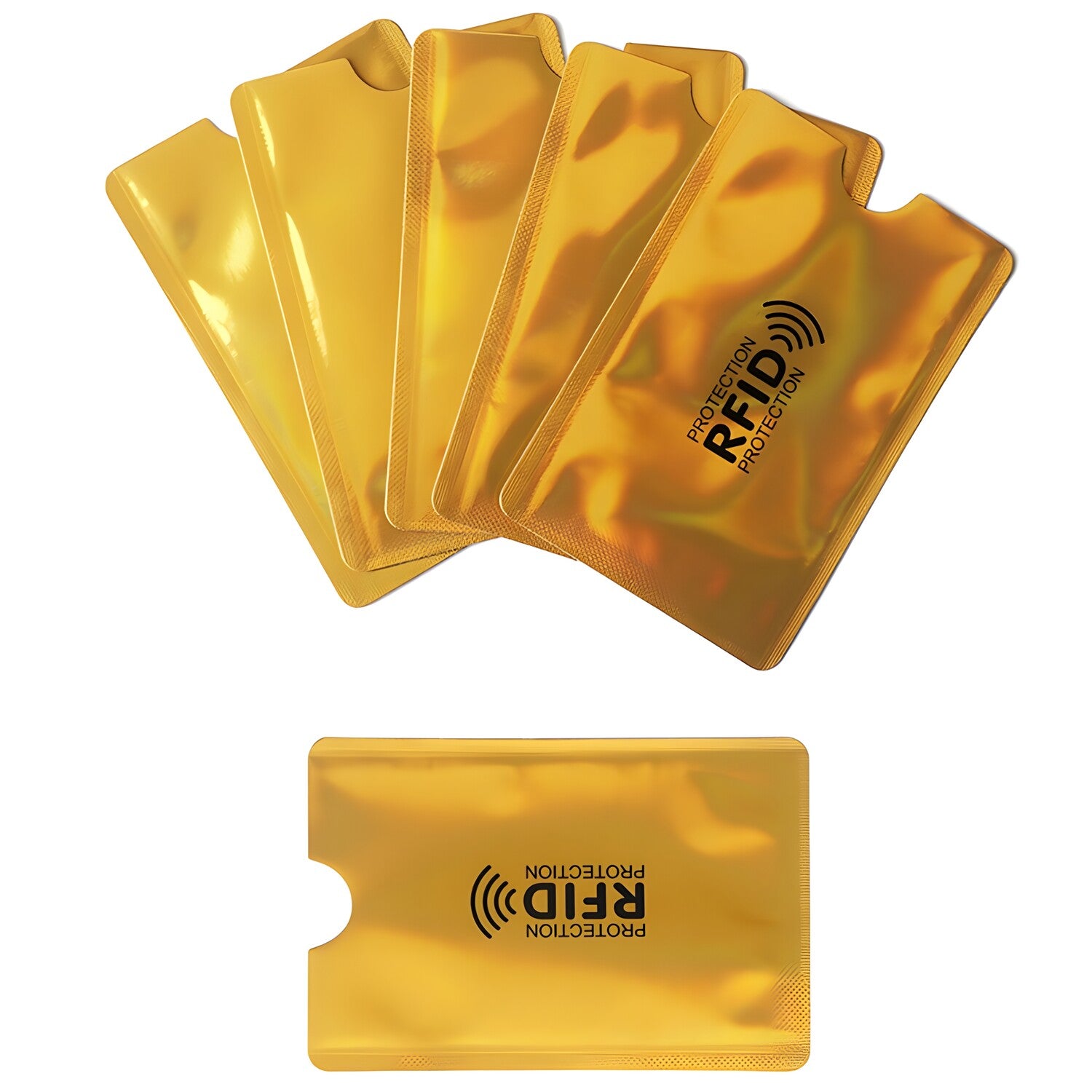Zaštitna torbica za RFID karticu - Zlatna KP22542