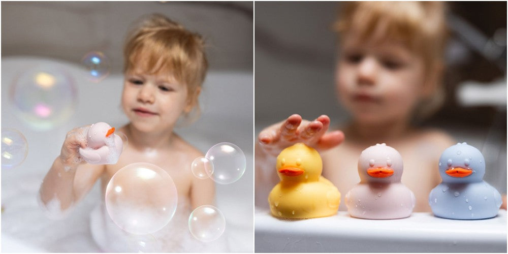 BabyOno Silikonske igračke za kupanje - Patkice