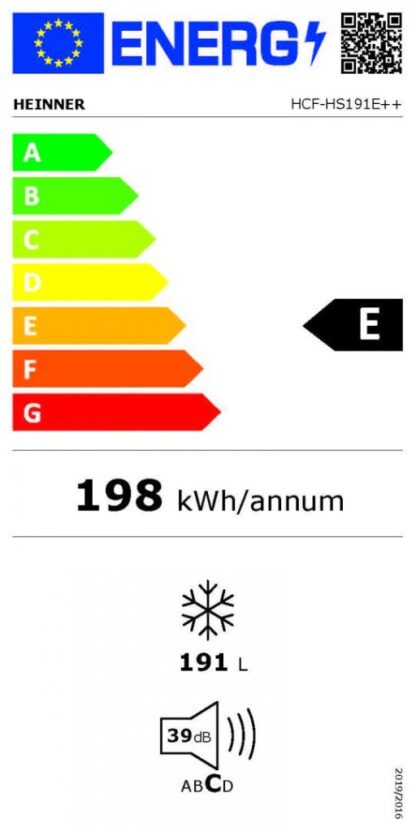 Heinner HCF-HS191E++ Zamrzivač 191 l (Izložbeni primjerak)