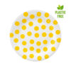 Tanjuri papirnati Dots 18cm 6kom Plava