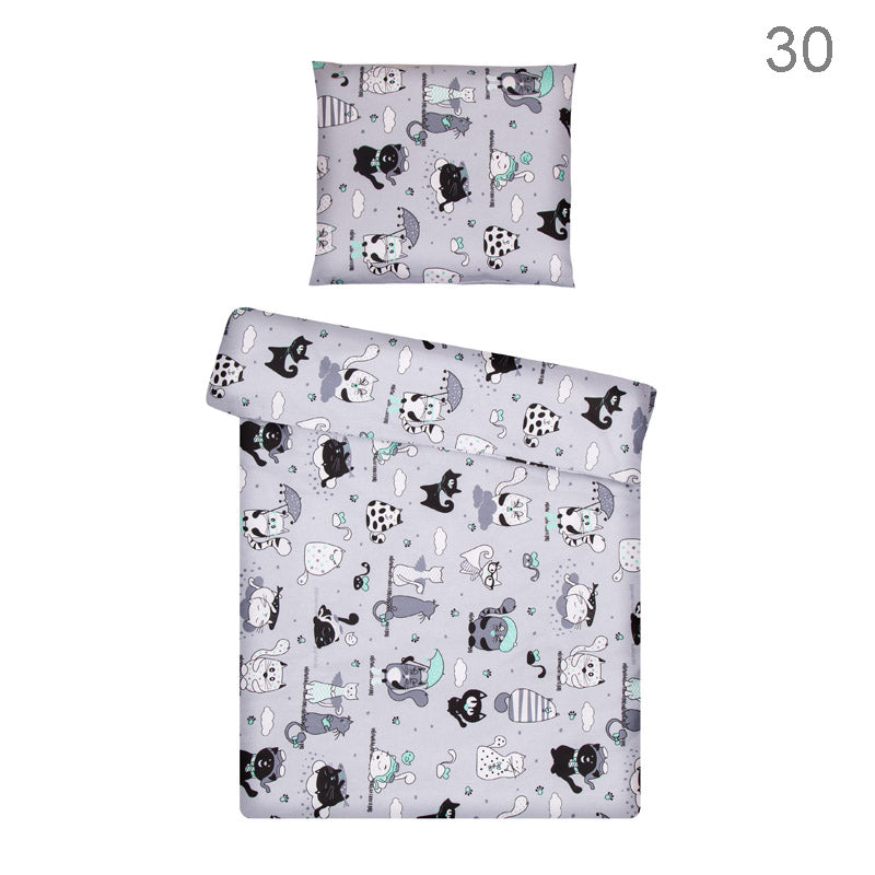 Posteljina set 2 elementa za krevet 160x80 cm uzorak-32
