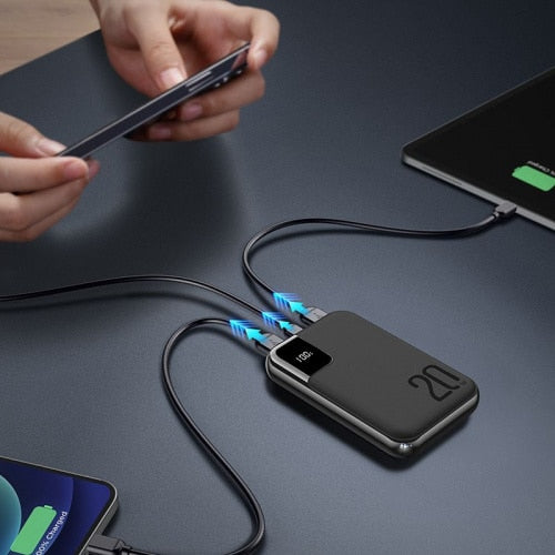 POWERBANK JOYROOM JR-QP190 MINI 20W 10000MAH ČERNÁ