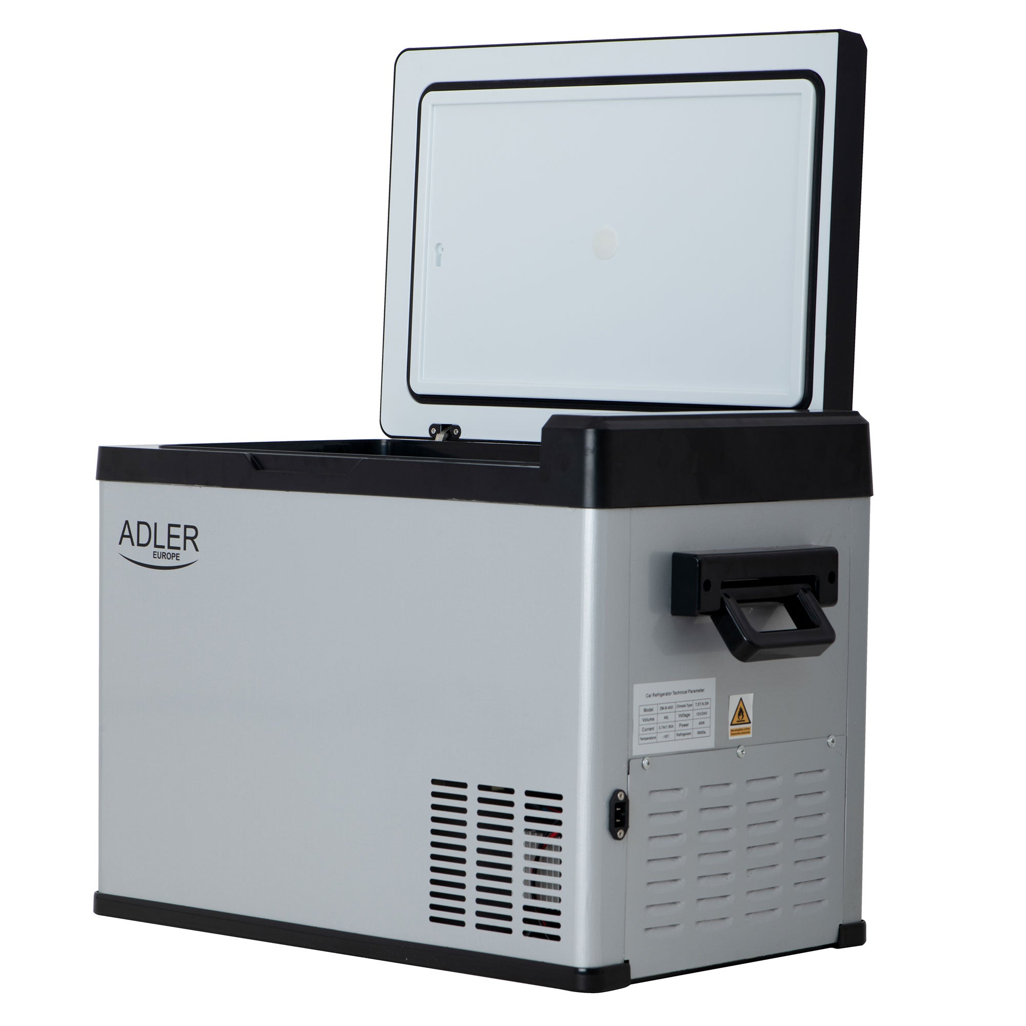 Přenosná autochladnička AD 8077 40L, kompresor, +20°C až -20°C