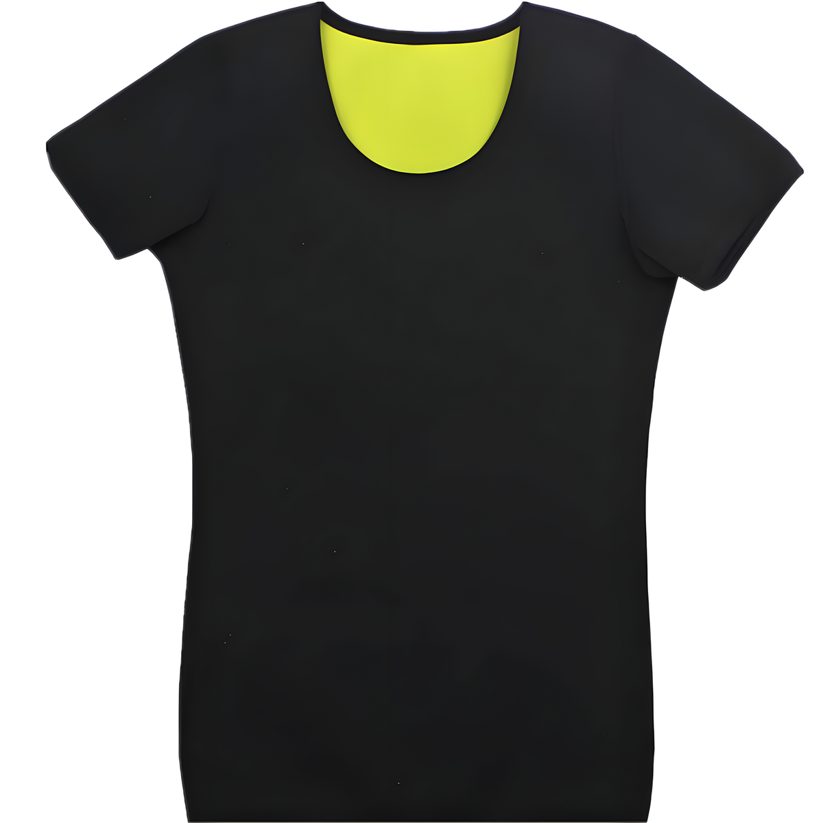Ženska Neoprenska Fitness Majica FS - 40412 - Crna / Žuta / L KP40412