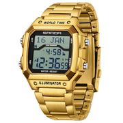 Digitalni sat SANDA AB-41775 - Zlatni KP41775