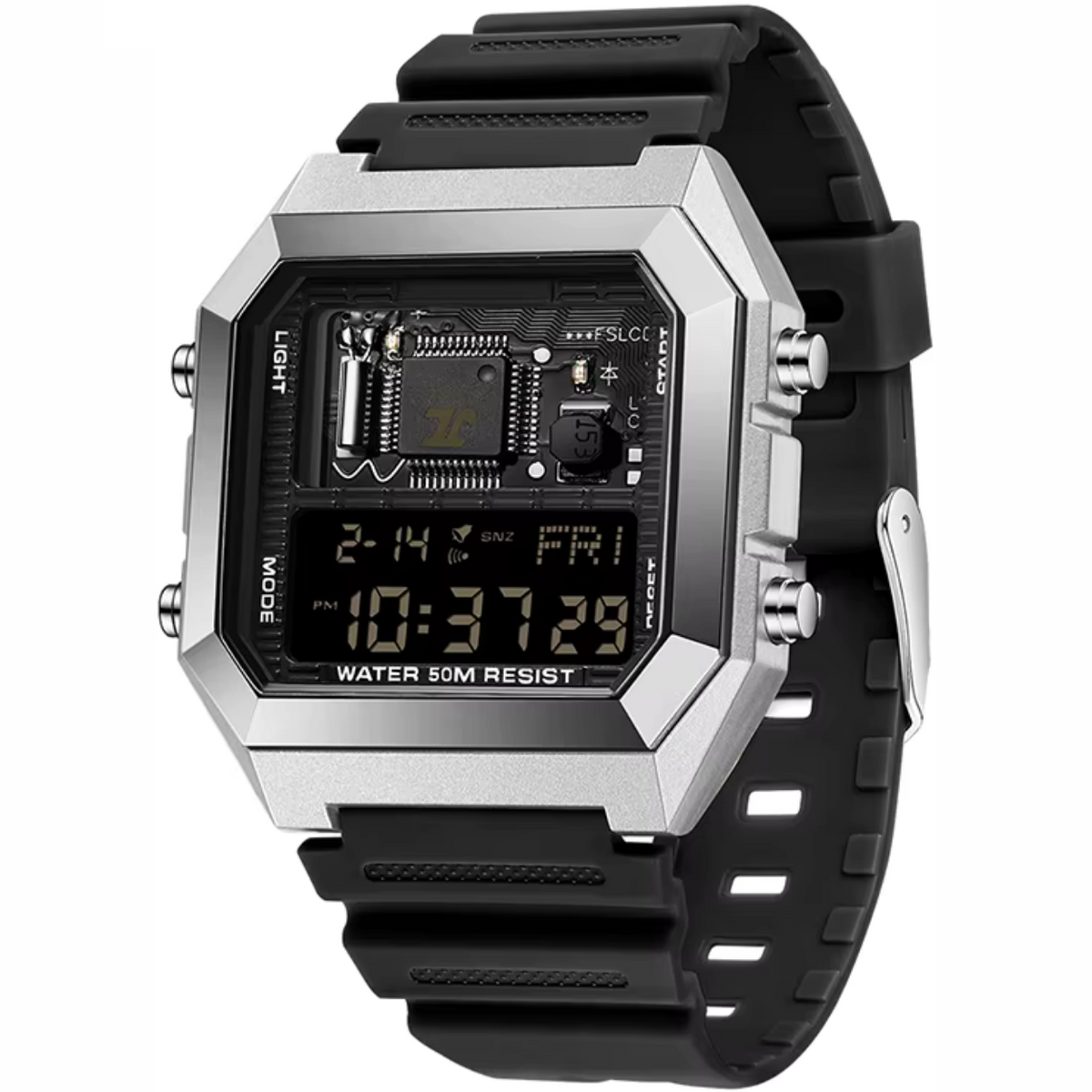 Sat SANDA GO-41916 - Srebrna / Crna KP41916