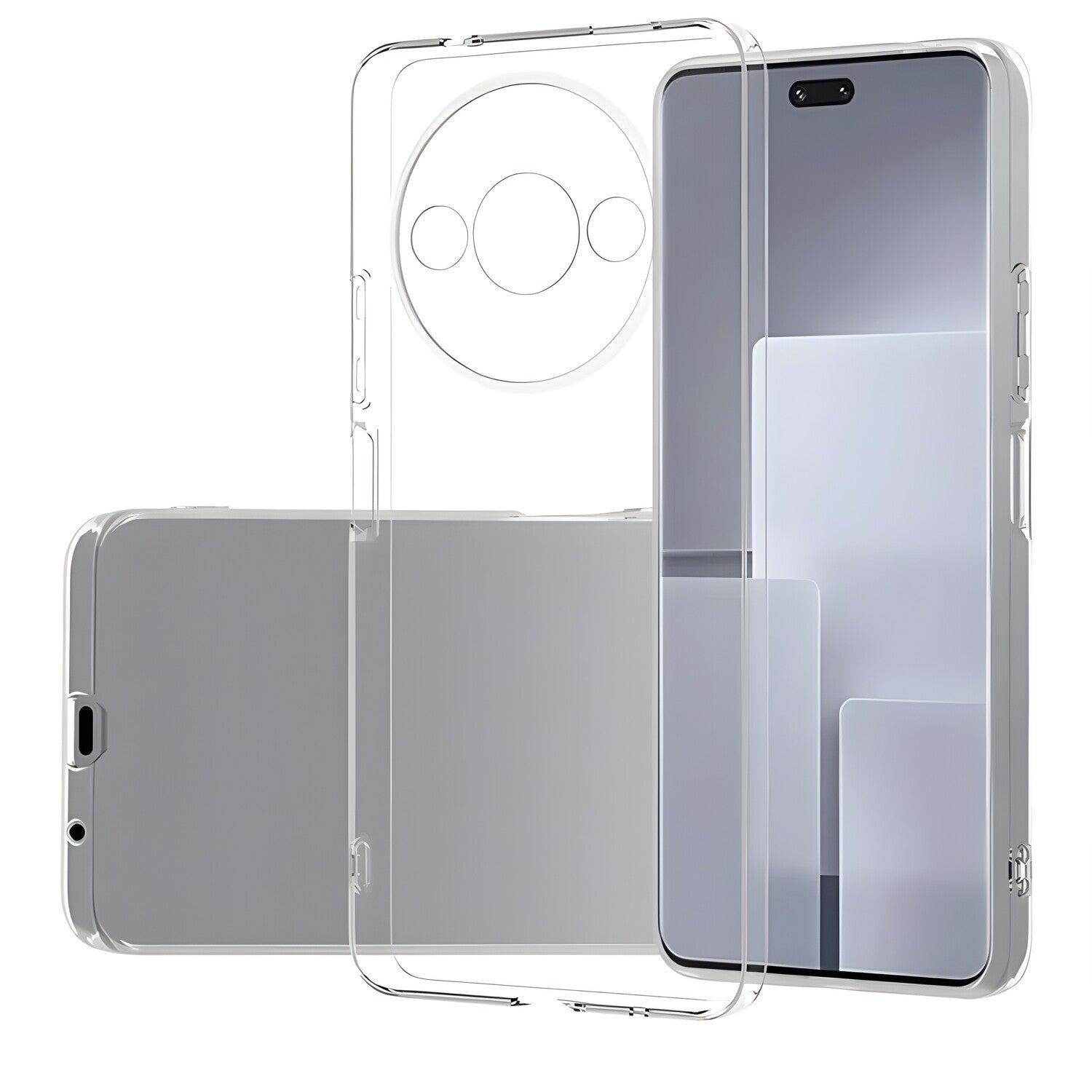 Przezračno zaštitno kućište za Xiaomi Redmi A3 - Prozirna KP33876