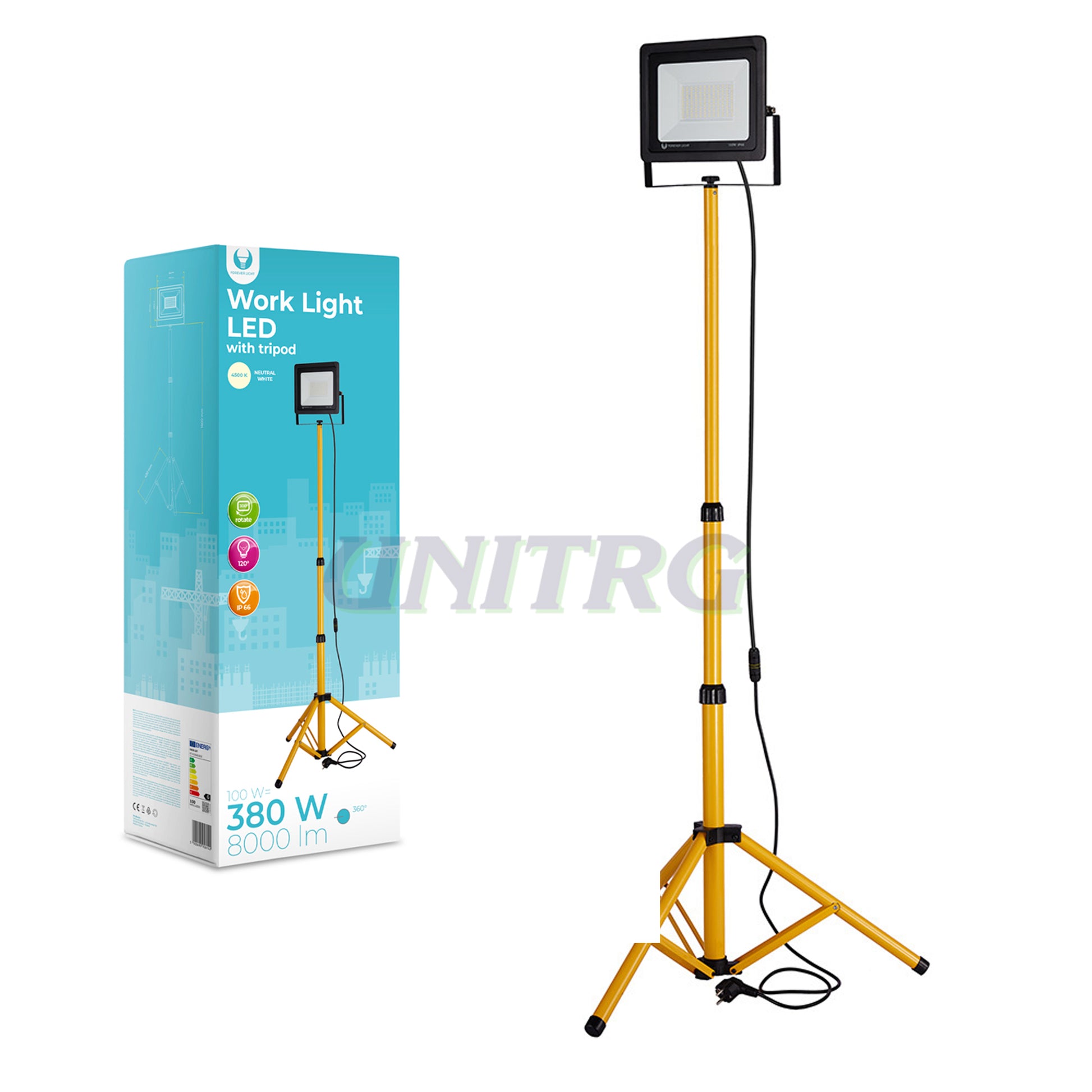 Reflektor na Stalku 1x100W 4500K