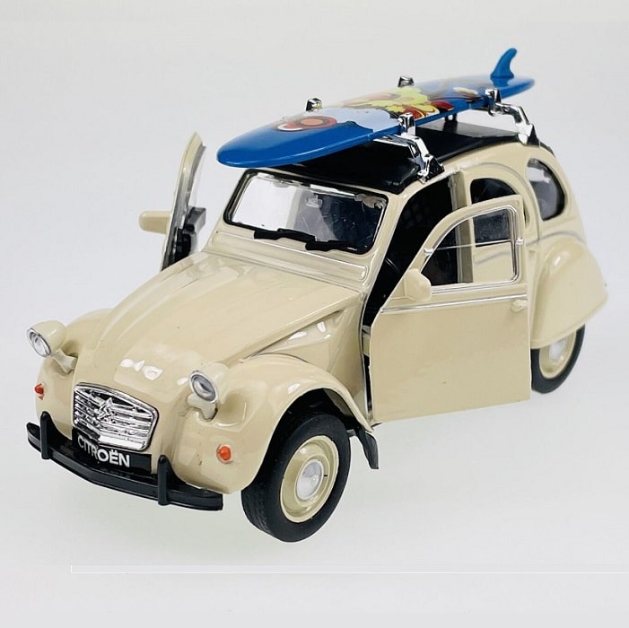 Citroen 2CV beige 1:34