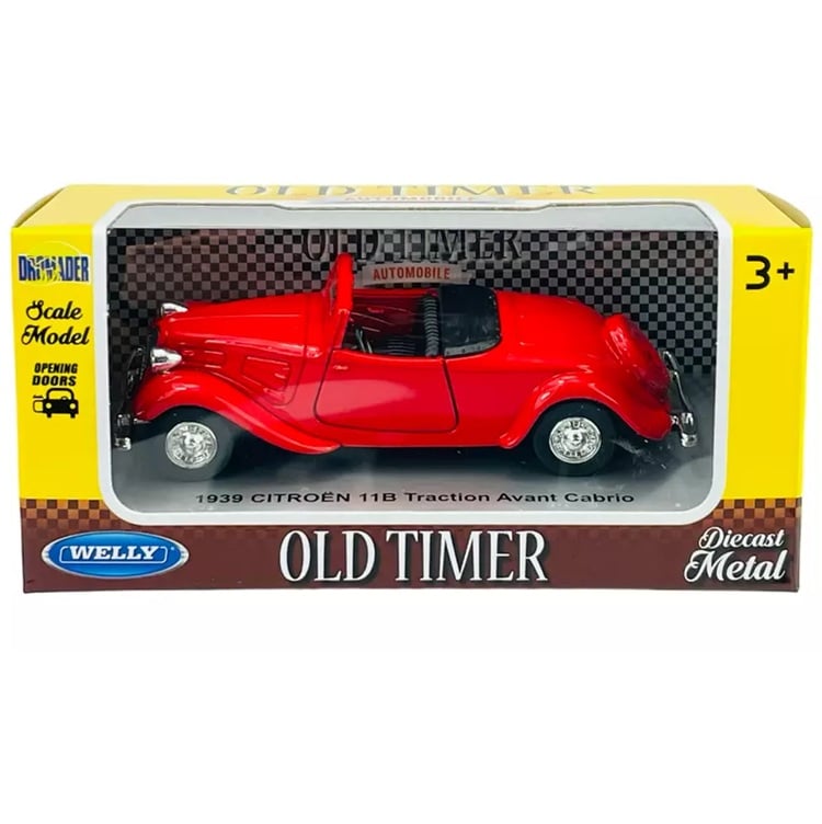 1939 Citroën 11B Traction Avant Cabrio red 1:34