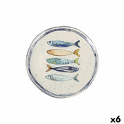 Plakans šķīvis La Mediterránea Peixe Ø 26 cm (6 kom.)