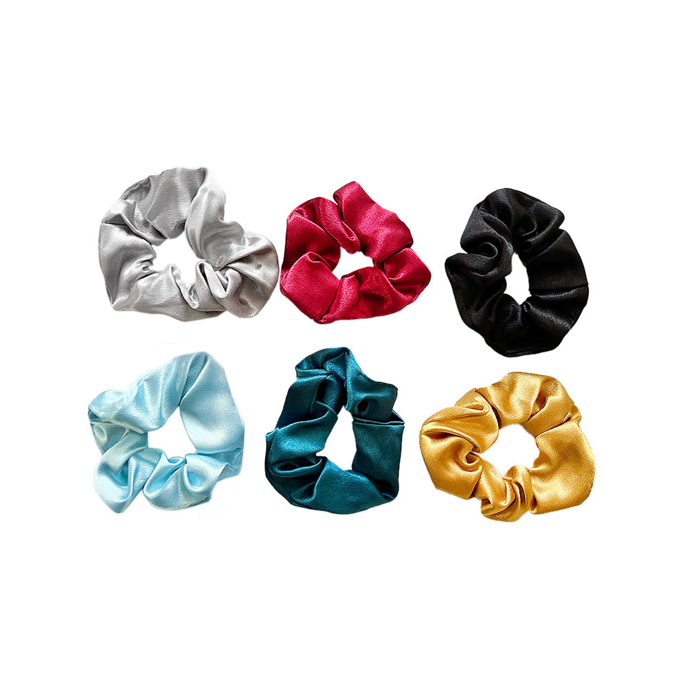 Scrunchie lastik za kosu Zlatna