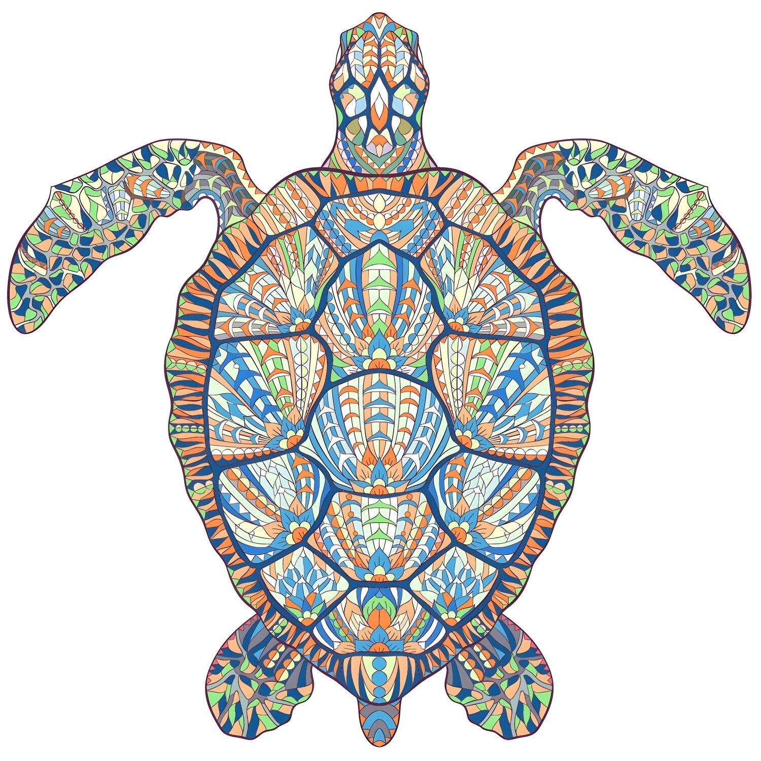 Drvene puzzle - Sea Turtle / L KP21923