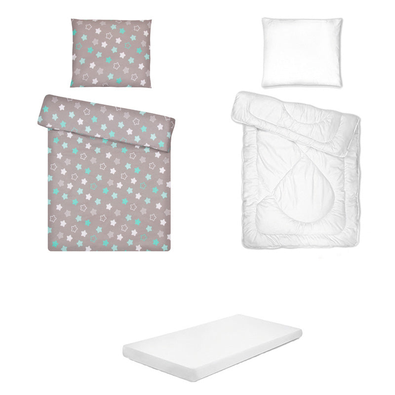 Posteljina set 5 elemenata za krevet 180x80 cm uzorak-29