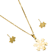 Set Snowflake pahulja - Zlatna KP21197