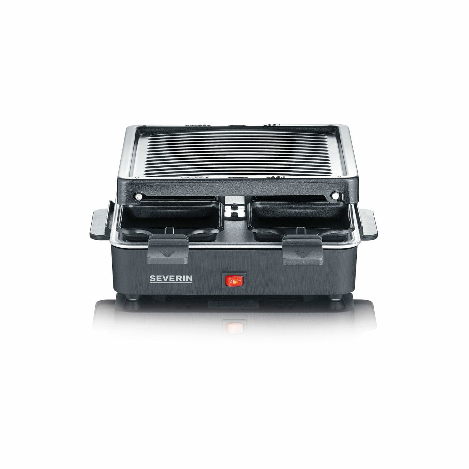 Severin Raclette Party Gril se 4 mini pánvemi, RG 2370