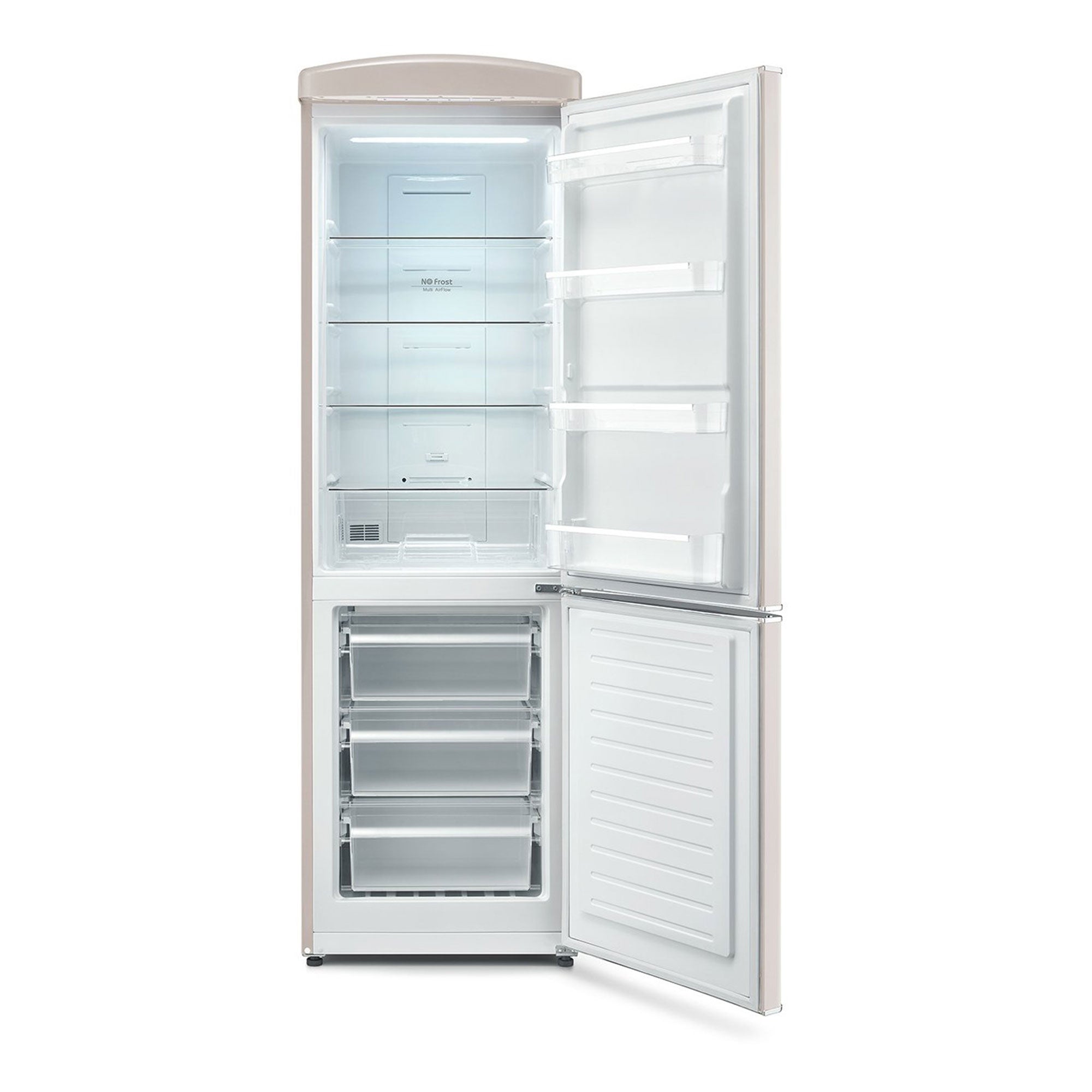 Severin Retro volně stojící chladnička, béžová, 315 L, RKG 8999