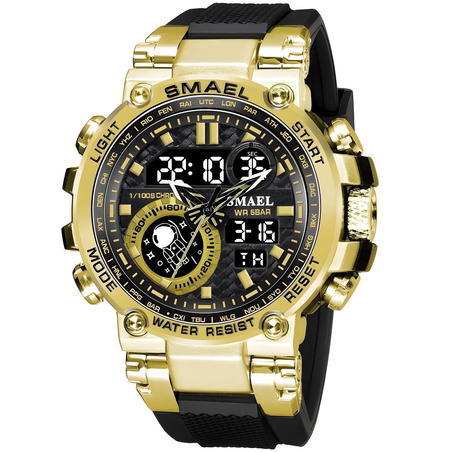 SMAEL LO-29435 sat - Crna / Zlatna KP29435
