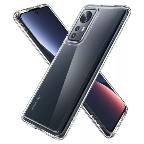 SPIGEN ULTRA HYBRID PRO XIAOMI 12/12X KŘIŠŤÁLOVĚ ČIRÝ